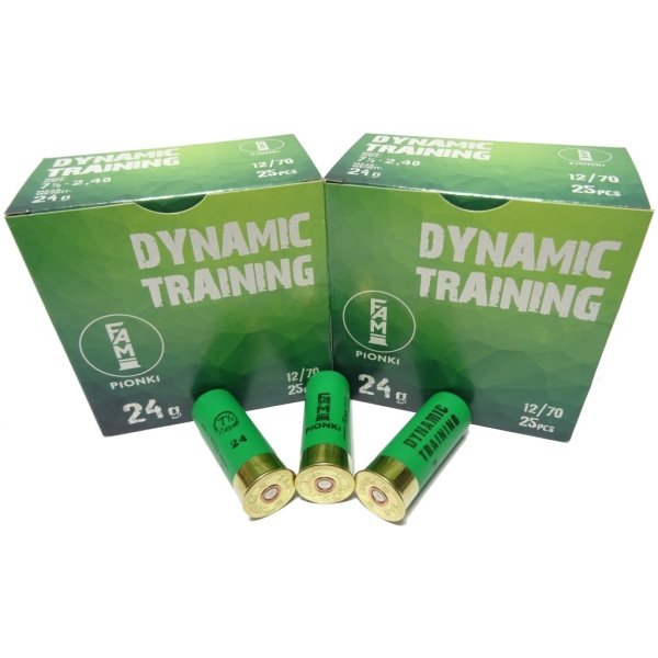 Amunicja kal. 12/70 Dynamic Training 24 FAM